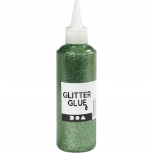 Glitterlim 118 ml - Grön
