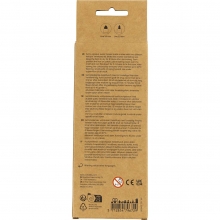 Förpackning med 6 textiltuschpennor med dubbel spets.