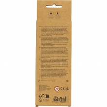 Förpackning med 6 textiltuschpennor i pastellfärger med dubbel spets.