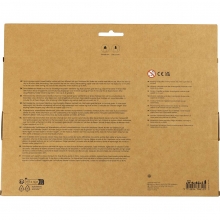 Förpackning med 20 textiltuschpennor i kompletterande färger.