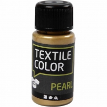 Textil Färg Pearl Guld 50 ml Textilfärg Pärlemo