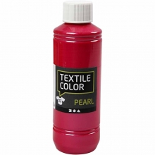 Textil Färg Pearl - Rosa - 250 ml