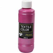 Textil Färg Pearl - Cyklamen - 250 ml
