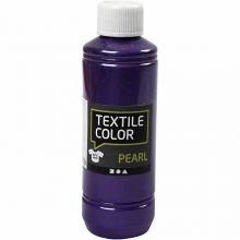 Textil Färg Pearl Violett 250 ml Textilfärg Pärlemo