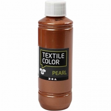 Textil Färg Pearl - Koppar - 250 ml