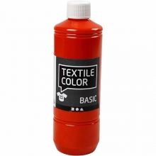 Textil Färg Orange 500 ml Textilfärg Basic