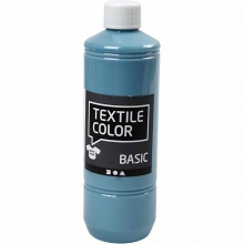 Textil Färg Duvblå 500 ml Textilfärg Basic