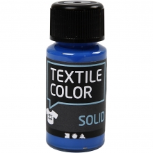 Textil Färg Solid - Briljantblå - 50 ml