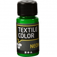 Textil Färg Neon - Grön - 50 ml