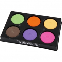 Vattenfärger i palett 44 mm Kompletterande färger Vattenfärg