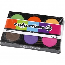 Vattenfärger i palett 44 mm Kompletterande färger Vattenfärg