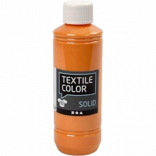 Textil Färg Solid - Orange - 250 ml