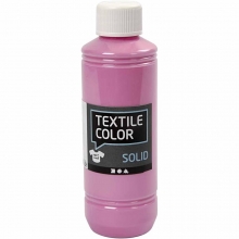 Textil Färg Solid Rosa 250 ml Textilfärg