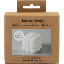 Silikonform Gjutform - Bubblig Fyrkant - 5x6 cm
