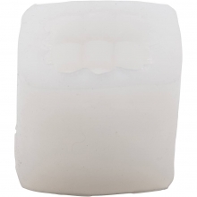 Silikonform Gjutform - Bubblig Fyrkant - 5x6 cm