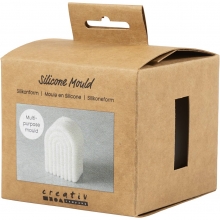 Silikonform Gjutform - Bågformad - H: 8 cm