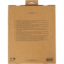 Fyrkantig silikonform, 4 st, grafisk design, packshot.