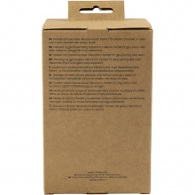 Silikonform för räfflade ljusstakar, 2 st, blank transparent, packshot.