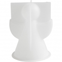 Silikonform ängel, matt transparent, 1 st, packshot.