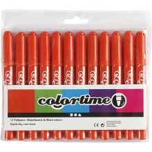 Colortime tuschpennor Mörkorange 5 mm 12 st Tuschpenna