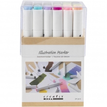 Illustrations Marker - 24 st Tuschpennor - Complementary Colors