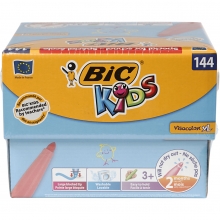 Bic Tuschpenna Visa Color 3 mm 144 Mixade Färger Kids Tuschpennor Barn