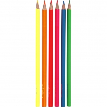 Colortime färgblyerts Kärna 3 mm Neon 6 st Färgpennor