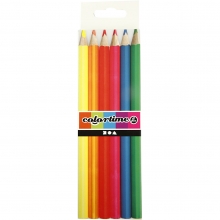 Colortime färgblyerts Kärna 3 mm Neon 6 st Färgpennor