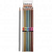 Colortime färgblyerts - Kärna 3 mm - Metallic - 6 st