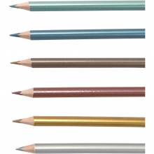 Colortime färgblyerts Kärna 3 mm Metallic 6 st Färgpennor
