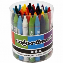 Colortime Vaxkritor - Färgkritor - 48 st