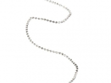 Kristallband Silver ca 2 mm 5 meter Pärlband