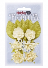 Florella Mullberry Flowers - Creme - 30 mm