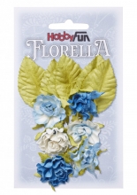 Florella Mullberry Flowers - Blå - 30 mm