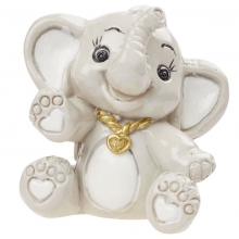 Miniatyr Baby Elefant - Grå - 3,5 cm