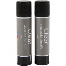 Clear limstift - Runda - 2 st á 10 g