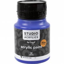 Creall Studio Akrylfärg - Semi Opaque - Ultramarine Blue (42) - 500 ml