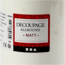 Decoupagelim 1000 ml Matt Allround Decoupage