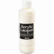Akryllack 250 ml - Väderbeständig för utomhusbruk - Blank