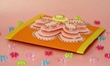 3D-Kort Decoupage Trädgård 3D Ark till scrapbooking, pyssel och hobby