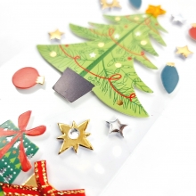 3D Stickers Mix Christmas Tree Heyda Klistermärken