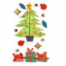 3D Stickers Mix Christmas Tree Heyda Klistermärken