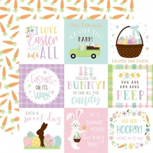 Papper Echo Park - Welcome Easter - 4X4 Journaling Cards