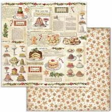 Paper Pack Stamperia Classic Christmas 8x8 Tum Pappersblock Pad 4 8
