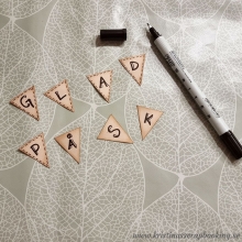 Påskkrans Vit Päls Kanin med öron Påskpyssel Inspiration