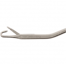 Ryakrok med skaft L: 15,5 cm Flätstickoch knytredskap