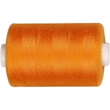 Sytråd i Polyester 1000 yards Orange Bomull