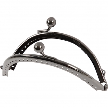 Börshandtag med syhål Bredd 10 cm Antiksilver Väskhandtag Spännen