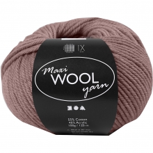Maxi Wool Ullgarn Lavendel 100 g till stickning