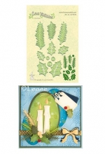 Dies Lea’bilities Holly Leaves & Pine Branches Stansmaskin